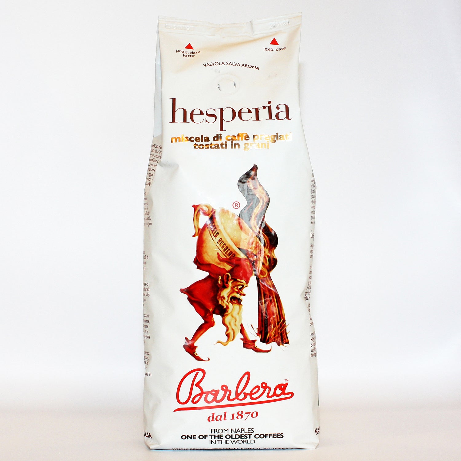 Caffè Barbera Hesperia 1kg Bohnen